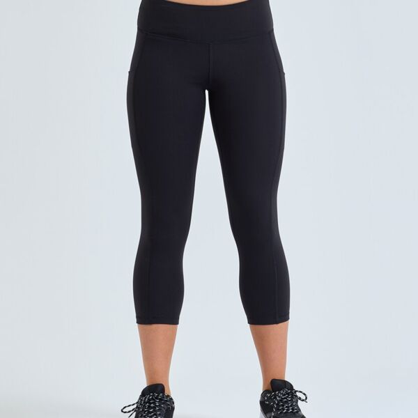 Women's TriDri® recycled performance leggings 3/4 length Thumbnail