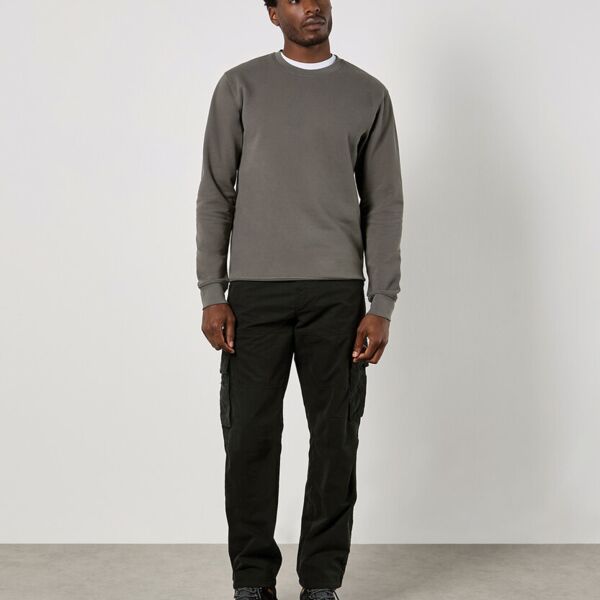 Regular fit piqué sweatshirt Thumbnail