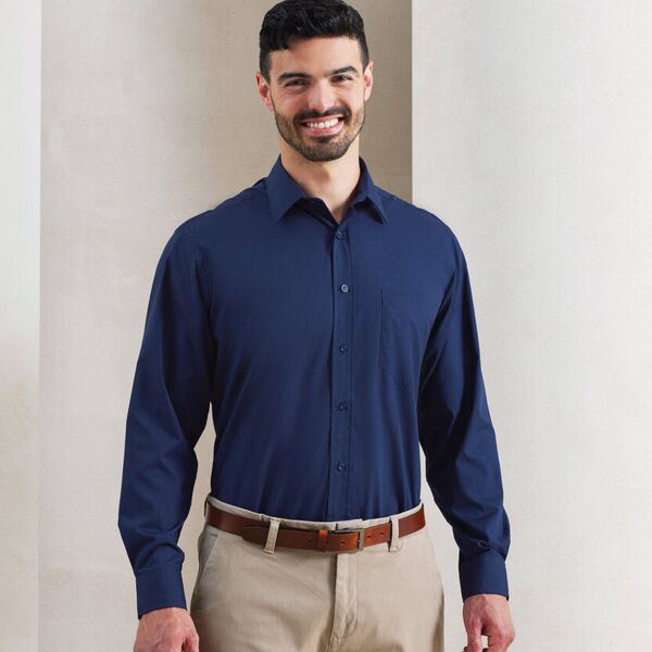 Long sleeve poplin shirt Thumbnail