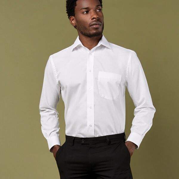 Kustom Kit Long Sleeve Classic Fit Business Shirt Thumbnail