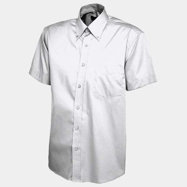 Mens Pinpoint Oxford Half Sleeve Shirt Thumbnail
