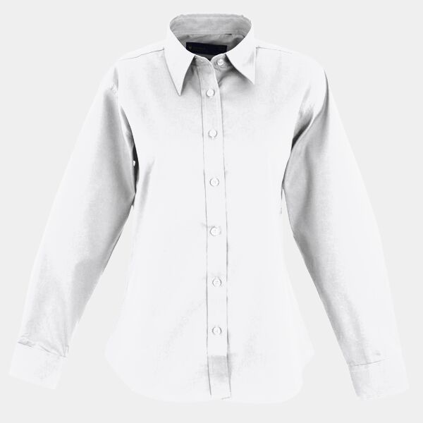 Ladies Pinpoint Oxford Full Sleeve Shirt Thumbnail