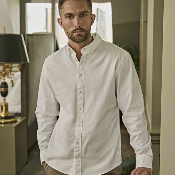 Tee Jays Perfect Long Sleeve Oxford Shirt Thumbnail