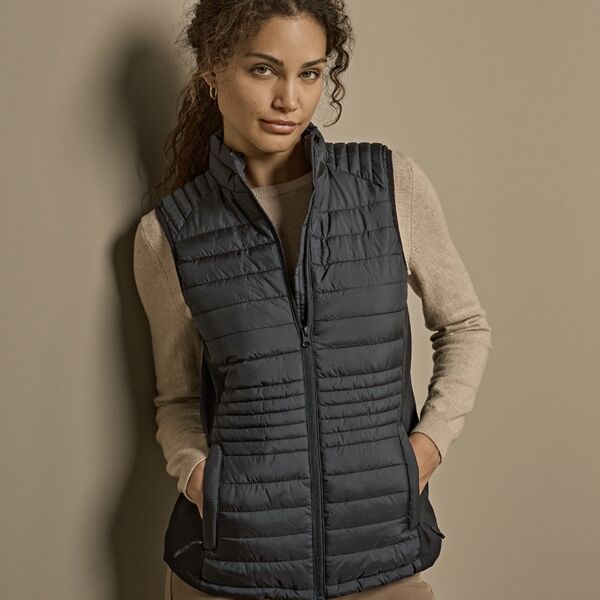 Tee Jays Ladies Crossover Padded Bodywarmer Thumbnail