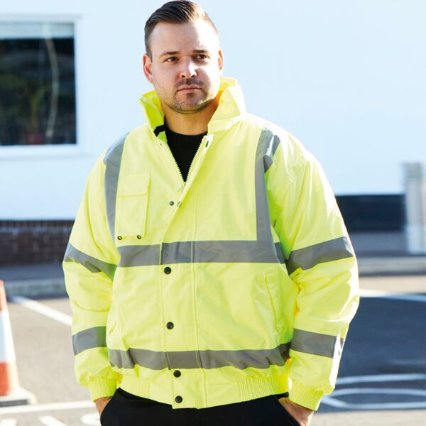 Warrior Hi-Vis Bomber Jacket Thumbnail