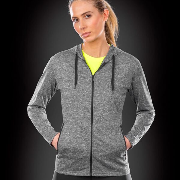 Spiro Ladies Hooded T-Shirt Jacket Thumbnail