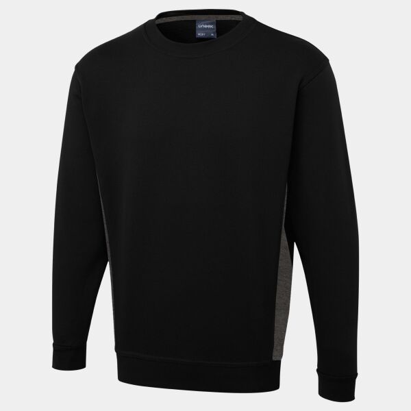 Two Tone Crew Neck Sweatshirt Thumbnail