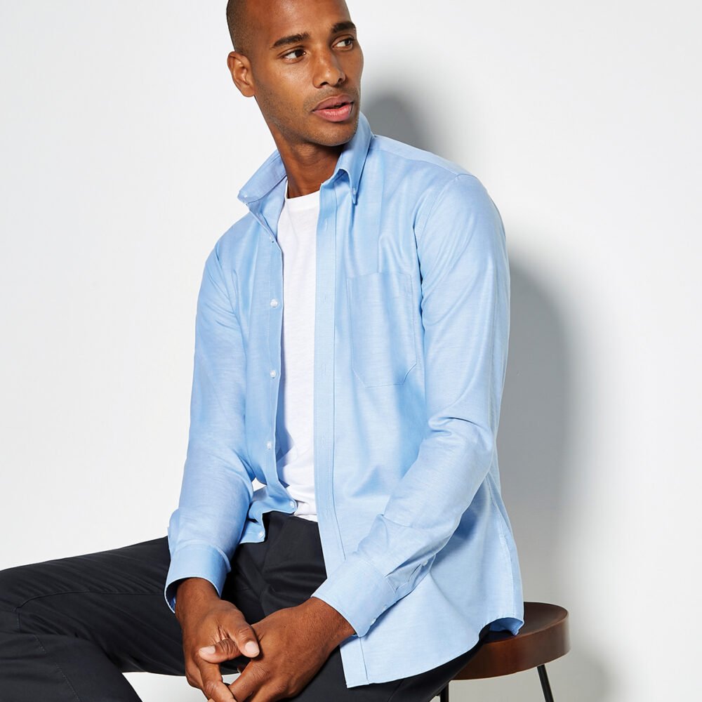 Slim fit workwear Oxford shirt long-sleeved (slim fit)