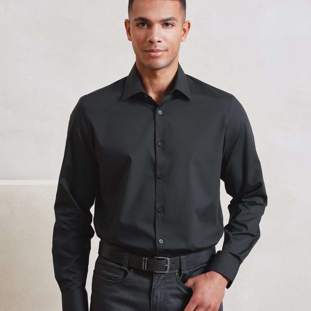 Long sleeve Recyclight poplin shirt