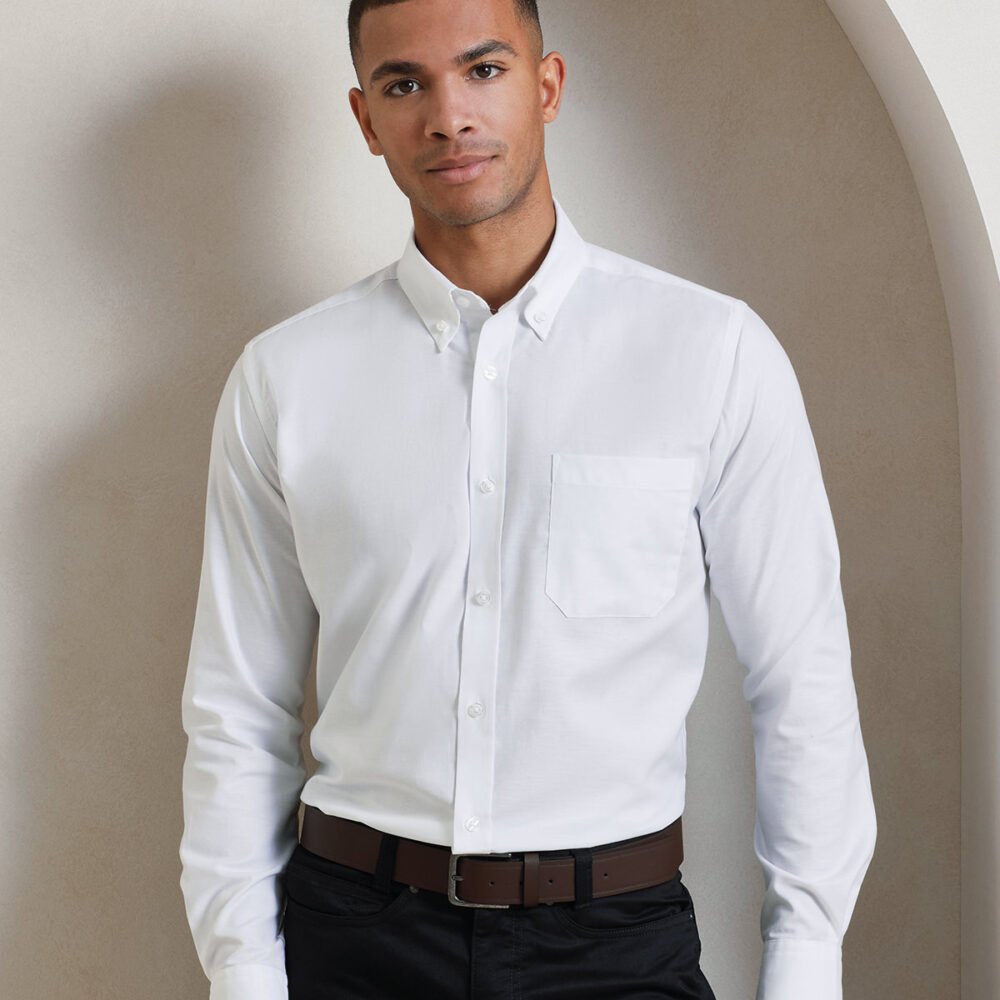 Signature Oxford long sleeve shirt