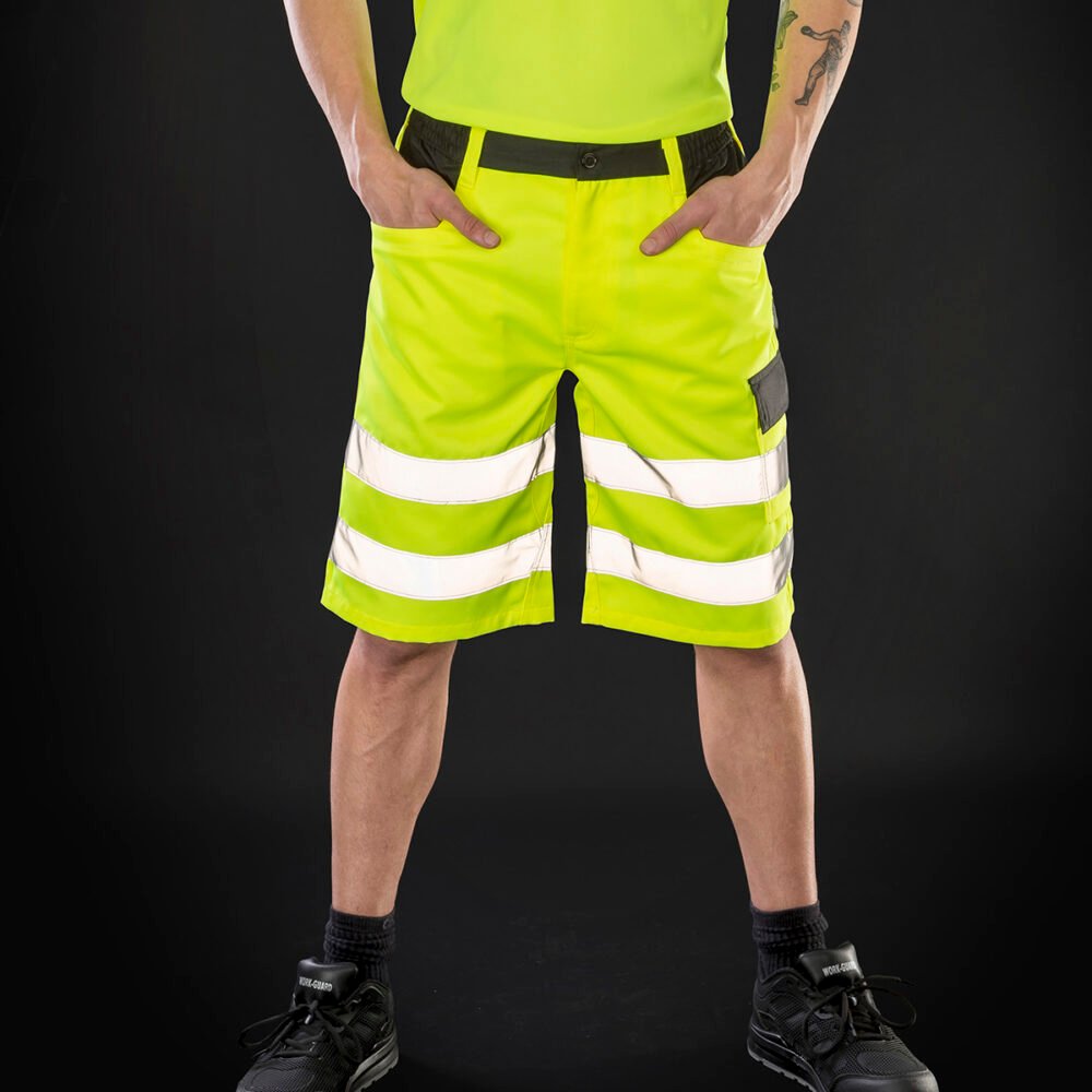 Safety cargo shorts