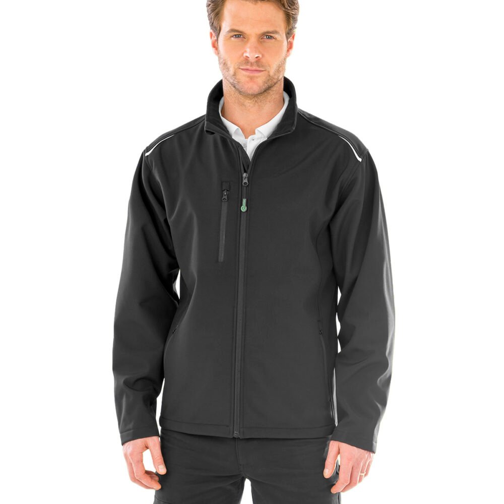 Recycled 3-layer printable softshell jacket