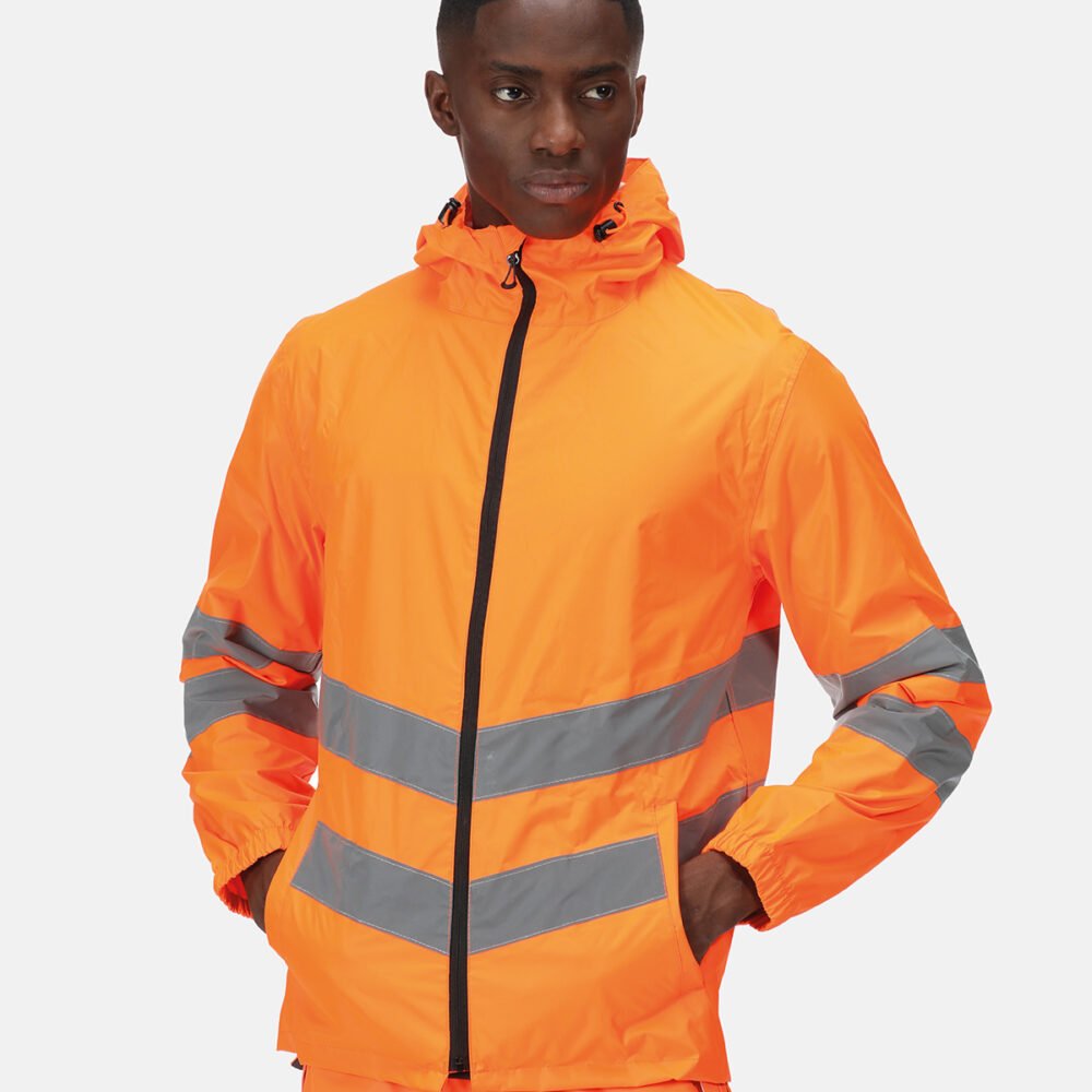 High-vis pro pack-away jacket