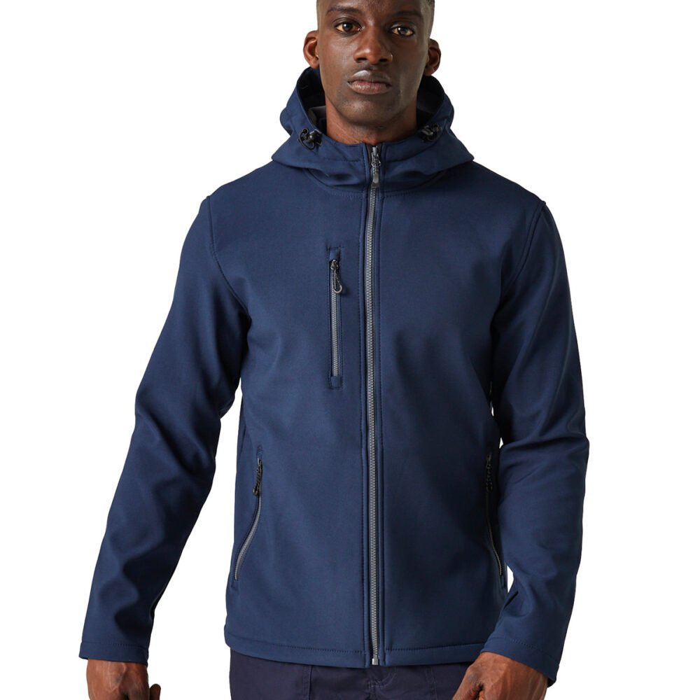 Navigate 2-layer hooded softshell jacket