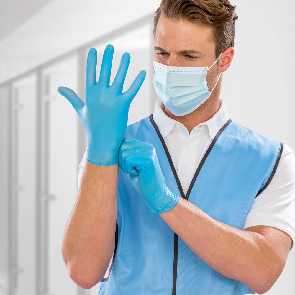 Synthetic protective gloves (Pack of 100)