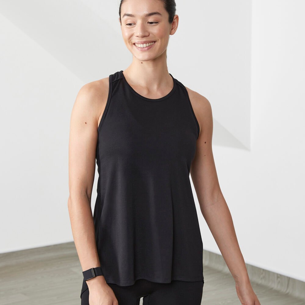 Women's open back vest
